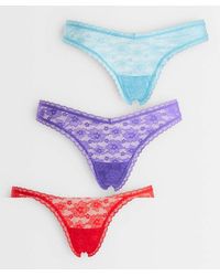 ASOS - Set Van 3 Kanten Strings Met Verlaagde Voorkant - Lyst