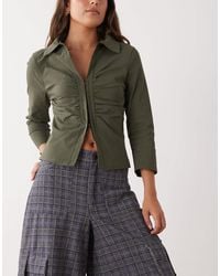 Collusion - Bengaline Hook And Eye Shirt - Lyst