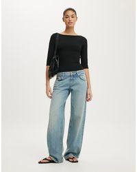 Cotton On - 90S Boatneck ¾ Sleeve - Lyst