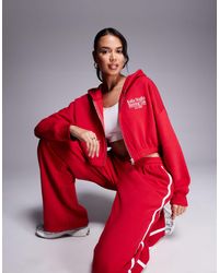 Kaiia - – studio running club – cropped-kapuzenpullover - Lyst