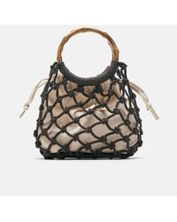 Pull&Bear - Mesh Handbag - Lyst