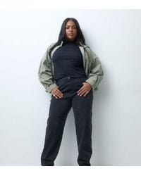 ONLY - High Rise Barrel Jeans - Lyst