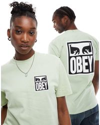 Obey - Unisex Icon Eyes Graphic Back T-shirt - Lyst