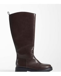 London Rebel - Clove Chunky Knee Boots - Lyst