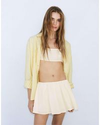 Pull&Bear - – ausgestellter mini-skort - Lyst