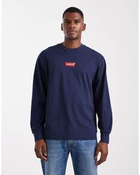 Levi's - – authentic – langärmliges t-shirt - Lyst