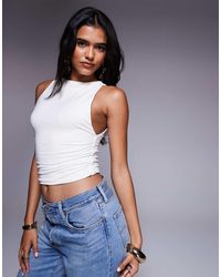 Oh Polly - Aya Smart Crop Top - Lyst