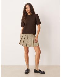 ASOS - Pleated Mini Skirt - Lyst