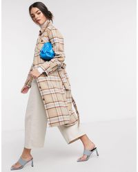 & Other Stories &other Stories - Shacket Van Gerecyclede Wol Met Lange Pasvorm - Meerkleurig