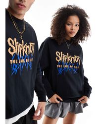 ASOS - Unisex Oversized License Sweatshirt With Slipknot Prints - Lyst