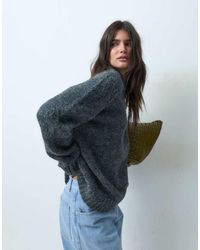 ASOS - Oversized Fluffy Trui - Lyst