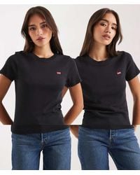 Levi's - Essential 2-pack Logo T-shirts - Lyst
