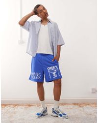 Obey - Pantalones Cortos Intenso De Malla Easy Cosmic Dreams De - Lyst