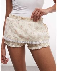 Daisy Street - Bloomer Shorts With Skirt Overlay - Lyst