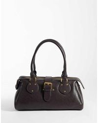 Mango - Buckle Detail Shoulder Bag - Lyst