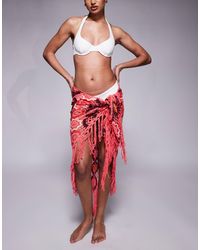 River Island - Crochet Sarong - Lyst
