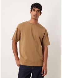 ARKET - Heavyweight Interlock Oversized Fit Short Sleeve T-shirt - Lyst