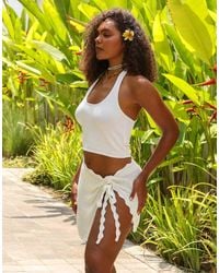 Kulani Kinis - Scalloped Edge Knit Sarong - Lyst