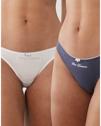 Cotton On - 90er-ripp-string mit grafik - Lyst