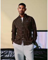 Barbour - Harthill Tailored Checked Cord Shirt - Lyst