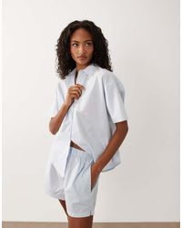 Calvin Klein - Shirt And Short Set - Lyst