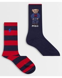 Polo Ralph Lauren - 2 Pack Bear Socks - Lyst