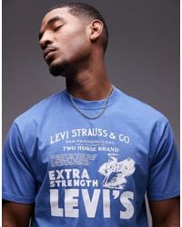 Levi's - Vintage Relaxed Fit Archive Poster Print T-shirt - Lyst