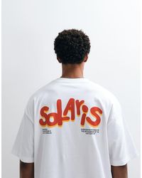 ASOS - Boxy Oversized T-shirt With Bubble Text Graphic - Lyst