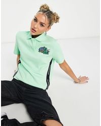 Lacoste - Boxy Polo With Large Logo - Lyst