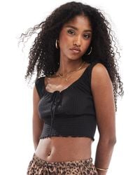 Cotton On - Shirred Short Sleeve Top - Lyst