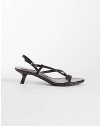 Glamorous - Kitten Heeled Strappy Sandals - Lyst