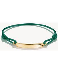 Thomas Sabo - Textile Bracelet Engravable Dark - Lyst
