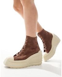 Converse - Chuck 70 De Luxe Wedge Platform Hi Top Sneakers - Lyst
