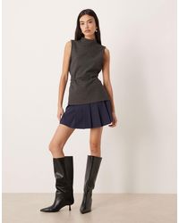 ASOS - Mini-jupe plissée à taille basse - Lyst