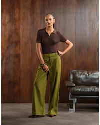 Nobody's Child - Jax Wide Leg Tailored Trousers Co-ord - Lyst