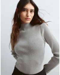 ARRANGE - Soft Knit Long Sleeve Bodysuit - Lyst