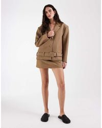 ASOS - Tailored Mini Skirt Co-ord - Lyst