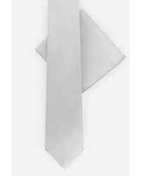 Maya - Satin Tie Pocket Square Set - Lyst