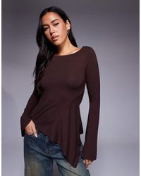 ASOS - Angel Sleeve Top With Godet Detail - Lyst