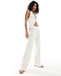 4th & Reckless - Maribel Fine Gauge Knit Beach Trouser Co-ord - Lyst