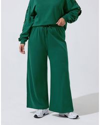 Yours Clothing - Eyelet Drawstring Joggers - Lyst