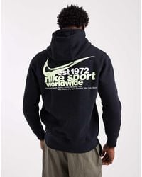 Nike - Club Sport Back Print Graphic Hoodie - Lyst