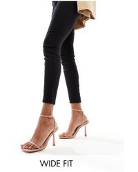 SIMMI - Simmi London Wide Fit Damira Strappy Barely There Sandal - Lyst