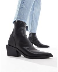 Asos Design Wide Fit - Asos design - pointure large - refresh - bottines western souples - Lyst