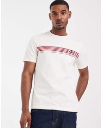 Tommy Hilfiger - Chest Stripe Regular Fit T-shirt - Lyst