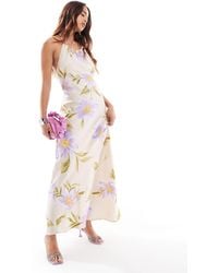 & Other Stories - Maxi Dress With Gathered Halter Neck - Lyst
