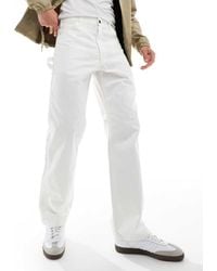 Dickies - Pantalones Blancos De Estilo Carpintero Utilitario De - Lyst