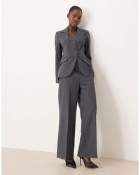 Aware - Premium Wide Leg Tailored Trousers Co-ord - Lyst