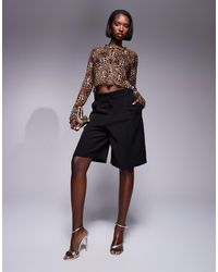 River Island - Tailored Bermuda - Lyst