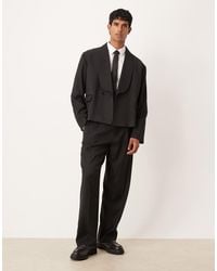 ASOS - Wide Suit Trousers - Lyst